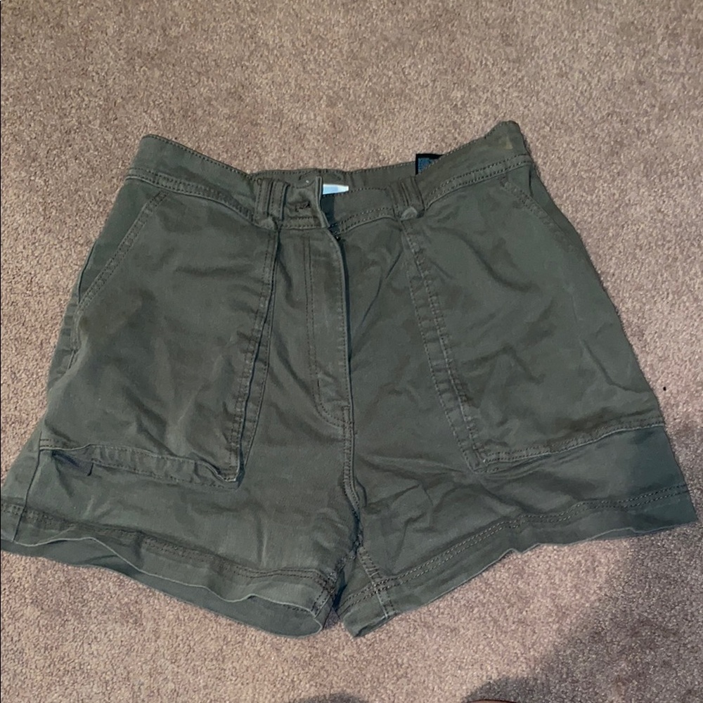 Olive Green Women's Shorts